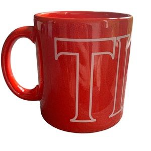 Waechtersbach Time Red and White Mug West Germany